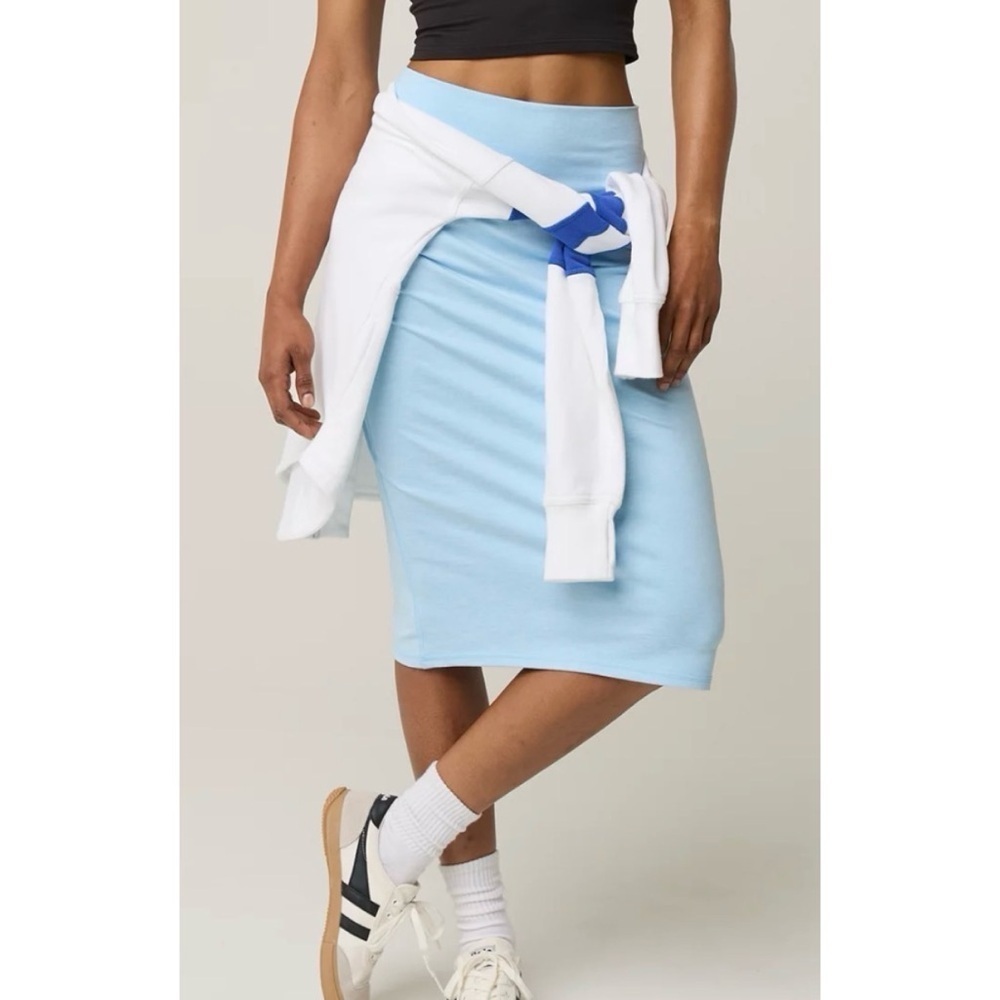 NWT aerie Light Blue Pencil Skirt